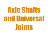 Axle Shafts & U-Joints 1967-1971 Scout Dana 30